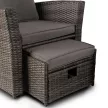 DELGADO Garden Furniture Set Grey