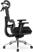 DELSIN forgószék ergonomikus fekete lábtartóval