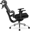 DELSIN forgószék ergonomikus fekete lábtartóval