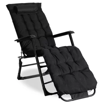 EDISON Garden Armchair Black
