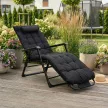 EDISON Garden Armchair Black