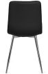 Szék fekete színben, műbőr kárpitozással. ENZO