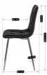 Szék fekete színben, műbőr kárpitozással. ENZO