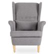 EVAN 2 Lounge Chair with Footrest Grey