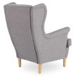 EVAN 2 Lounge Chair with Footrest Grey