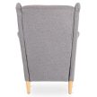 EVAN 2 Lounge Chair with Footrest Grey