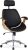Executive Swivel Chair Oak/Black FABIAN