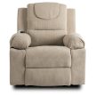 FENIX Electric Lift Recliner Massage Chair Beige Corduroy