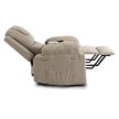 FENIX Electric Lift Recliner Massage Chair Beige Corduroy