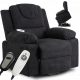 FENIX Electric Lift Recliner Massage Chair Black