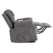 FENIX Electric Lift Recliner Massage Chair Grey