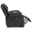 FENIX elektromos masszázsfotel felállást segítő funkcióval, sötétszürke