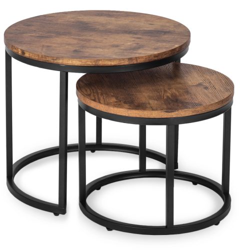 Dohányzóasztal szett FIGO rusztikus tölgy