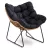 Black Lounge Armchair FIN