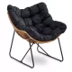 Black Lounge Armchair FIN