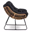 Black Lounge Armchair FIN