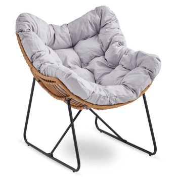 Pihenőfotel szürke színben FIN