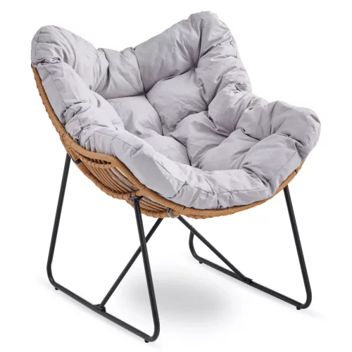Grey Lounge Armchair FIN
