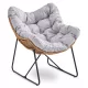 Grey Lounge Armchair FIN