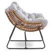 Grey Lounge Armchair FIN