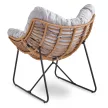 Grey Lounge Armchair FIN