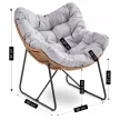 Grey Lounge Armchair FIN