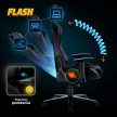 Gaming forgószék fekete színben FLASH