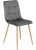 Szék szürke színben, bársony kárpittal. FREDY