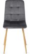 Szék szürke színben, bársony kárpittal. FREDY