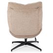 Forgó pihenőfotel lábtartóval bézs, FREMONT