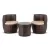 FRIO Garden Furniture Set Brown/Beige