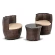 FRIO Garden Furniture Set Brown/Beige