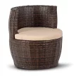 FRIO Garden Furniture Set Brown/Beige