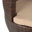 FRIO Garden Furniture Set Brown/Beige