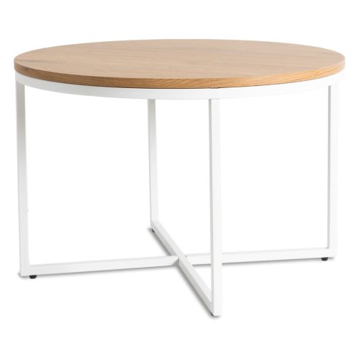 Asztal tölgy arany/fehér színben HANTEL