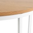 Asztal tölgy arany/fehér színben HANTEL