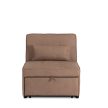 IBERIS Recliner Armchair 80 cm Brown with Sleeping Function
