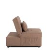 IBERIS Recliner Armchair 80 cm Brown with Sleeping Function