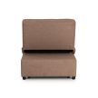 IBERIS Recliner Armchair 80 cm Brown with Sleeping Function