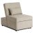 IBERIS Recliner Armchair 67 cm Beige with Sleeping Function