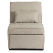 IBERIS Recliner Armchair 67 cm Beige with Sleeping Function