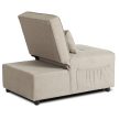 IBERIS Recliner Armchair 67 cm Beige with Sleeping Function