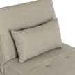 IBERIS Recliner Armchair 67 cm Beige with Sleeping Function