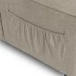 Dönthető, alvófunkciós fotel iberis 67 cm bézs, fotel