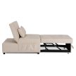 IBERIS Recliner Armchair 80 cm Beige with Sleeping Function