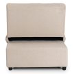 IBERIS Recliner Armchair 80 cm Beige with Sleeping Function