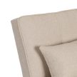 IBERIS Recliner Armchair 80 cm Beige with Sleeping Function
