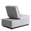 Dönthető, alvófunkciós fotel iberis 80 cm szürke, fotel