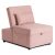 IBERIS Recliner Armchair 67 cm Pink with Sleeping Function