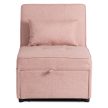 IBERIS Recliner Armchair 67 cm Pink with Sleeping Function